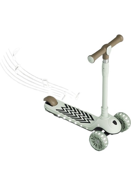 3 Ila 6 Yaş Arası Scooter Çocukları, Üçü Bir Arada Bebek Pedallı Scooter Oturabilir ve Binebilir (Yurt Dışından)