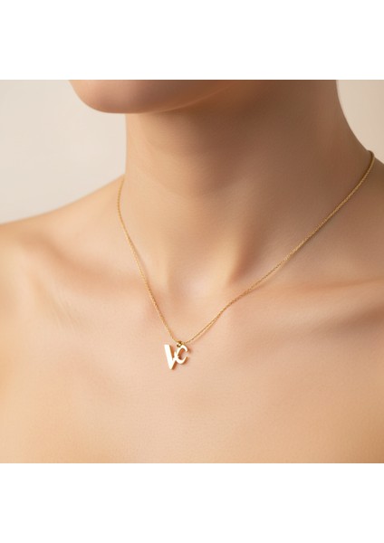 8 Ayar Altın Kolye Ucu C&v GM10799 0.5 gr