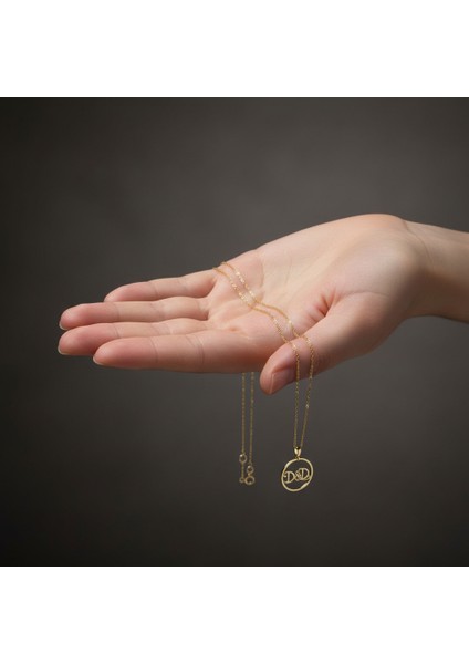 8 Ayar Altın Kolye Ucu D&d GM10838 0.5 gr fiyatları