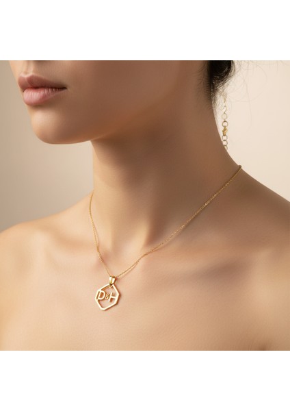 8 Ayar Altın Kolye Ucu D&h GM10891 0.5 gr