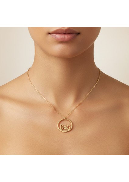 8 Ayar Altın Kolye Ucu D&g GM10873 0.5 gr