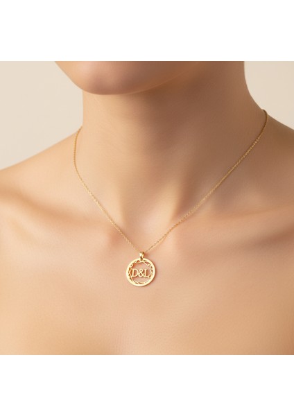 8 Ayar Altın Kolye Ucu D&l GM10954 1 gr