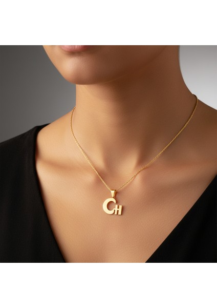 8 Ayar Altın Kolye Ucu C&h GM10632 0.5 gr