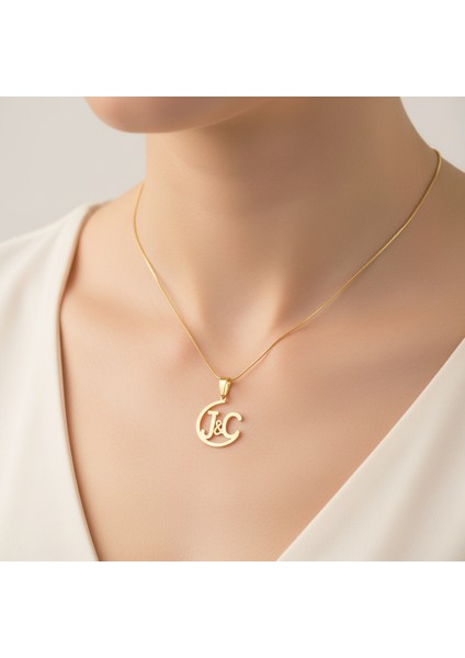 8 Ayar Altın Kolye Ucu C&j GM10655 0.5 gr