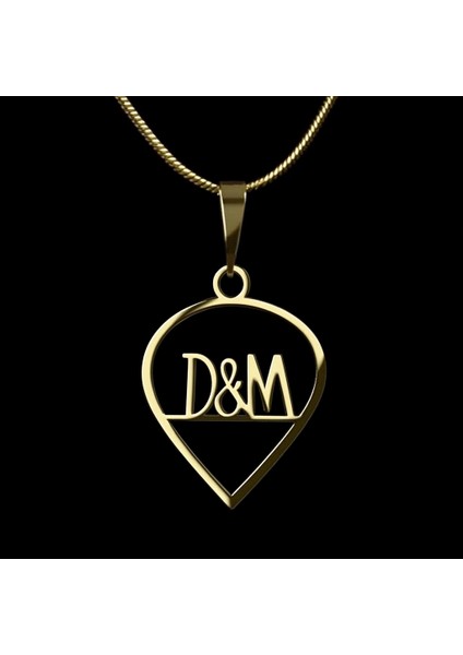 8 Ayar Altın Kolye Ucu D&m GM10972 1 gr modelleri