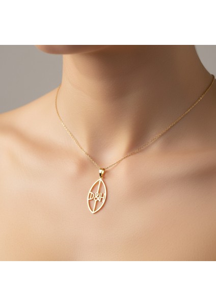 8 Ayar Altın Kolye Ucu D&h GM10903 0.5 gr