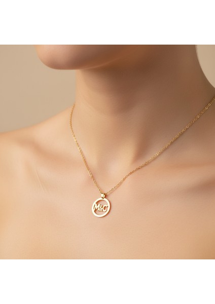 8 Ayar Altın Kolye Ucu C&m GM10693 0.5 gr