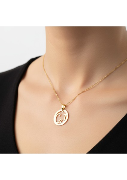 8 Ayar Altın Kolye Ucu C&j GM10658 0.5 gr