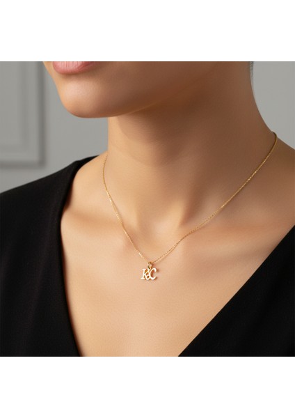 8 Ayar Altın Kolye Ucu C&k GM10671 0.5 gr