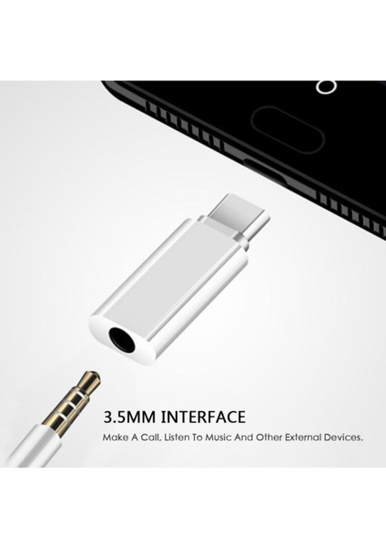 Dji Ozmo Pocket Telefon Uyumlu 3.5mm To Type C Mikrofon Adaptörü