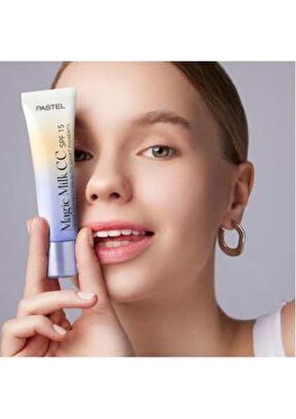 Magic Milk Cilt Aydınlatıcı Krem Hyaluronik Asit ve SPF 15 Koruma 50 Light Medium