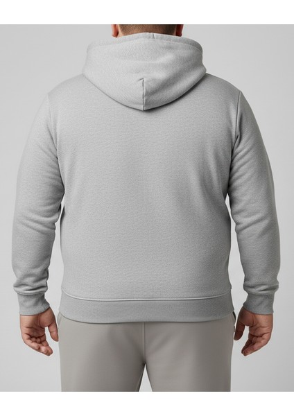 Sweatshirt Kapüşonlu Pamuklu Battal Unisex