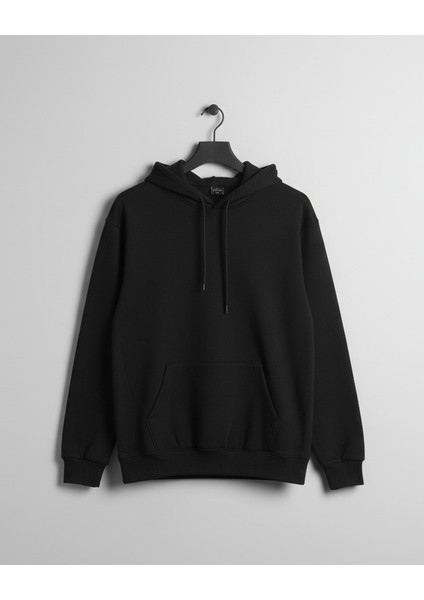 Sweatshirt Kapüşonlu Pamuklu Battal Unisex