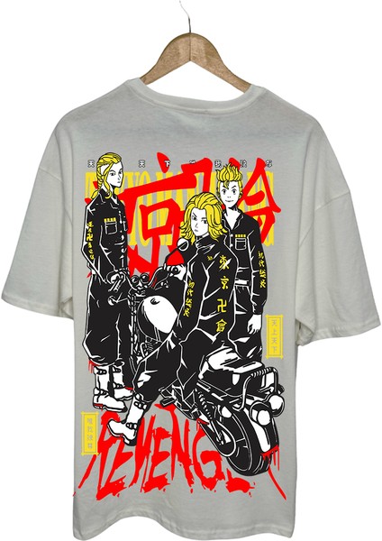 Ani̇me Revenger Pamukulu T-Shi̇rt