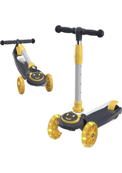 3 Ila 6 Yaş Arası Scooter Çocukları, Üçü Bir Arada Bebek Pedallı Scooter Oturabilir ve Binebilir (Yurt Dışından)