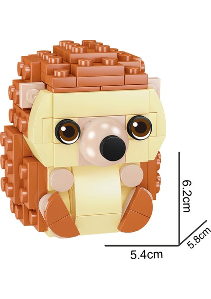 Blok Hayvan Figürleri - Kirpi 108 Parça fiyatları