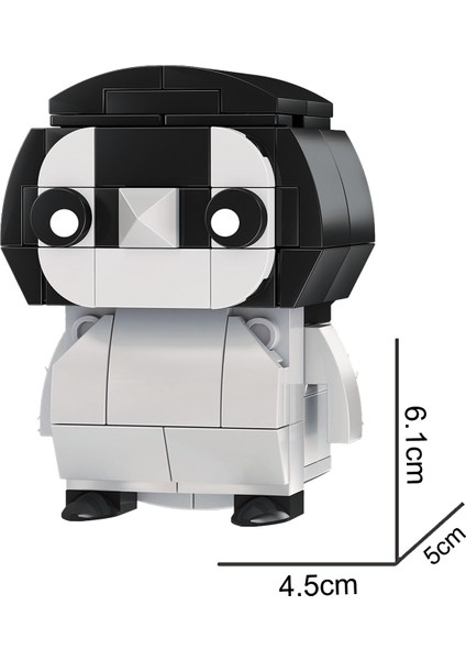 Blok Hayvan Figürleri - Penguen 83 Parça