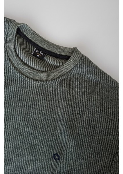 Sweatshirt Bisiklet Yaka Selanik Dokuma Erkek Battal modelleri