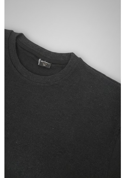 Sweatshirt Bisiklet Yaka Selanik Dokuma Erkek Battal fiyatları