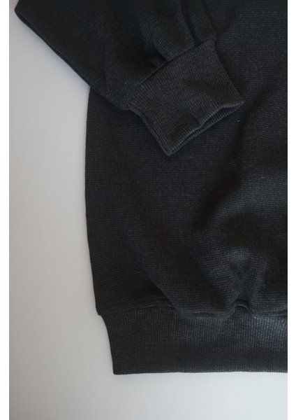 Sweatshirt Bisiklet Yaka Selanik Dokuma Erkek Battal fırsatları