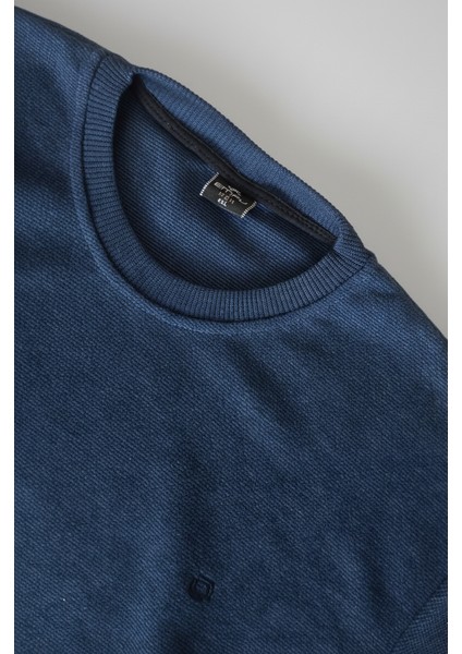 Erkek Sweatshirt Bisiklet Yaka Selanik Dokuma Tüylenmez Battal Büyük Beden fırsatları