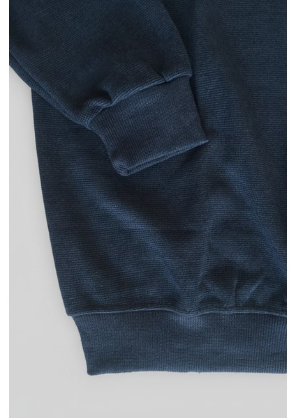 Erkek Sweatshirt Bisiklet Yaka Selanik Dokuma Tüylenmez Battal Büyük Beden indirimleri