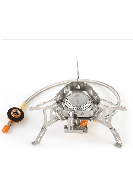 Kamp SOBASI，3500W, Dış Mekan Için Propan Kutu Adaptörlü Katlanabilir Brülör (Yurt Dışından)