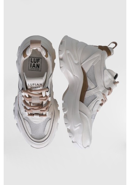 Bloom Bej Deri Kadın Sneaker Ayakkabı 121230015