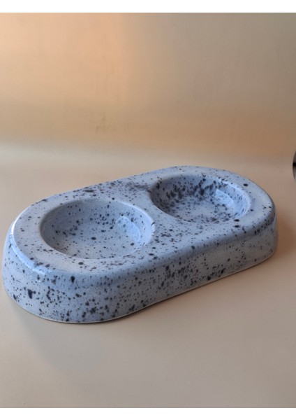 Çift Hazneli Kedi Köpek Seramik Mama Kabı fırsatları