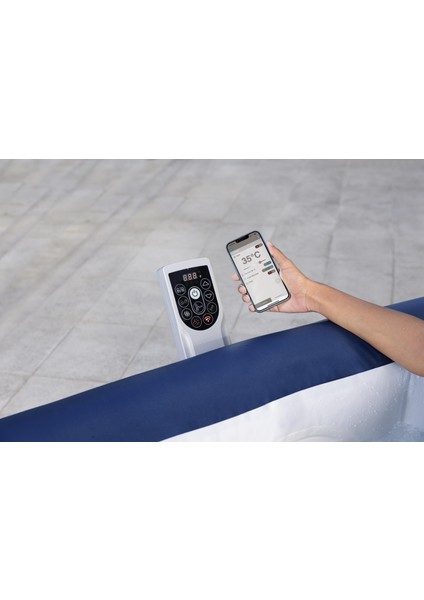 Lay-Z-Spa® Hawaii Smart Airjet™ 6001H Enerji Tasarruflu Şişme Spa Havuzu, Mobil Uygulama Kontrollü, 4-6 Kişilik fırsatları