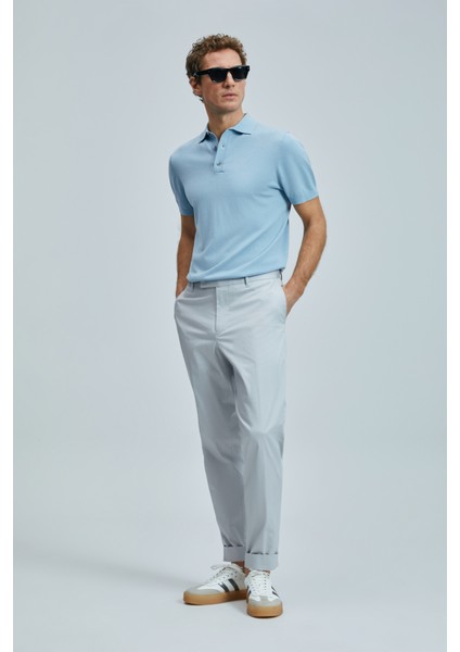 Plus Smart Erkek Chino Pantolon Slim Fit Taş