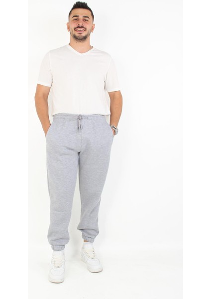 8015 Paçası Lastikli Üç Ip Şardonlu Eşofman Altı