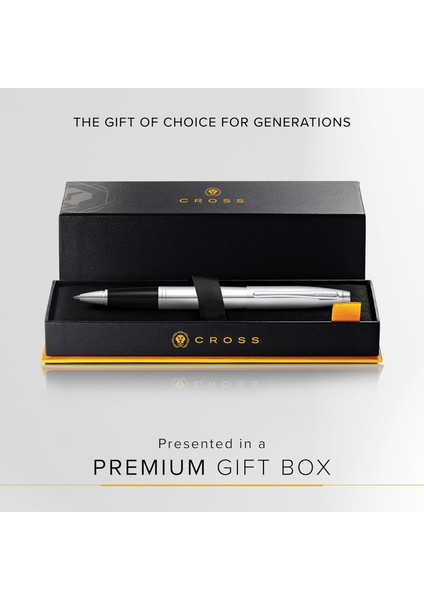 Calais Parlak Krom Tükenmez Kalem At0115-1