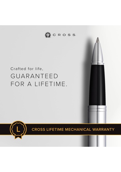 Calais Parlak Krom Tükenmez Kalem At0115-1