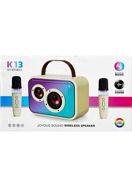 K13 Karaoke Box Kablosuz Hoparlör - Speaker fırsatları