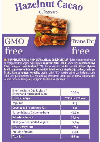 Kakaolu Fındık Kreması 220 Gr. modelleri