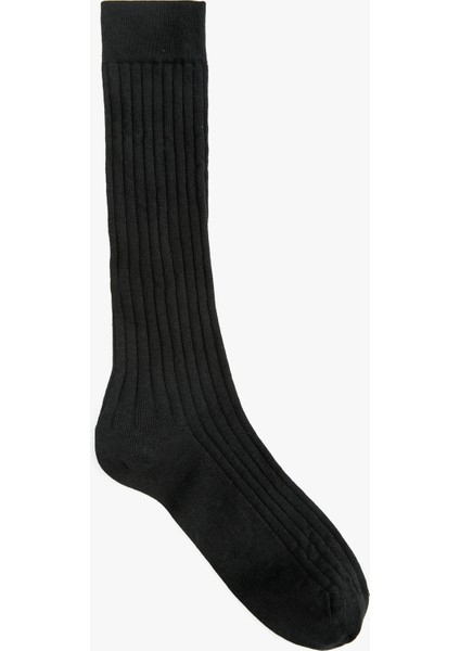 Pamuklu Dokulu Diz Altı Çorap fiyatları