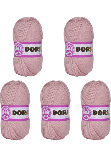 Ören Bayan Dora Örgü İpi - Pudra - 5'Li Paket - ( Renk Kodu : 001 ) fiyatları