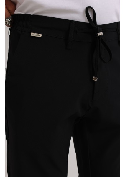 Relaxed Fit (Pilesiz) Lacivert Düz Jogger Pantolon indirimleri