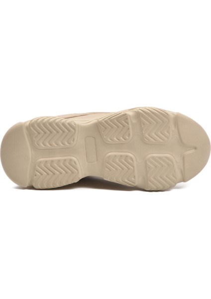 Ekru Bağcıklı Kadın Sneaker DRK171 G indirimleri