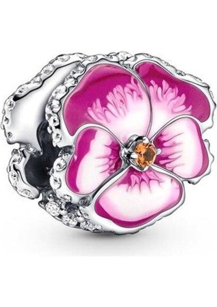 Bileklik Ve Kolye Için Menekşe Gümüş Kaplama Charm fırsatları