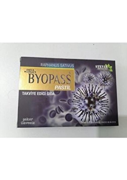 Byopass Pastil 12 Adet Şeker İçermeyen Doğal İçeriklerle Sağlıklı Destek fiyatları