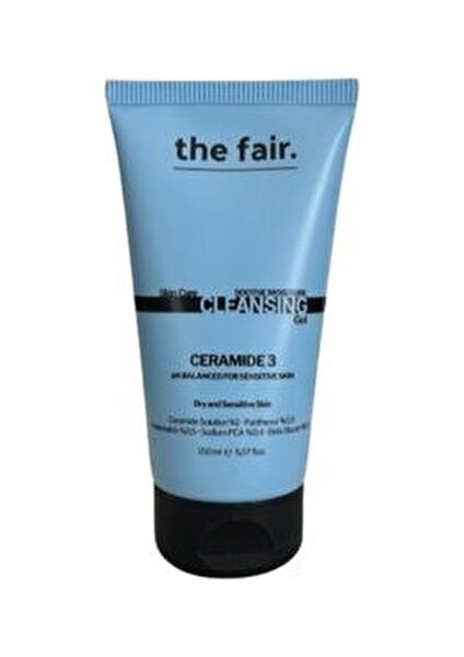 Yüz Temizleme Jeli Ceramide 3 ile Hassas Ciltler için Yatıştırıcı ve Nemlendirici 150 ml