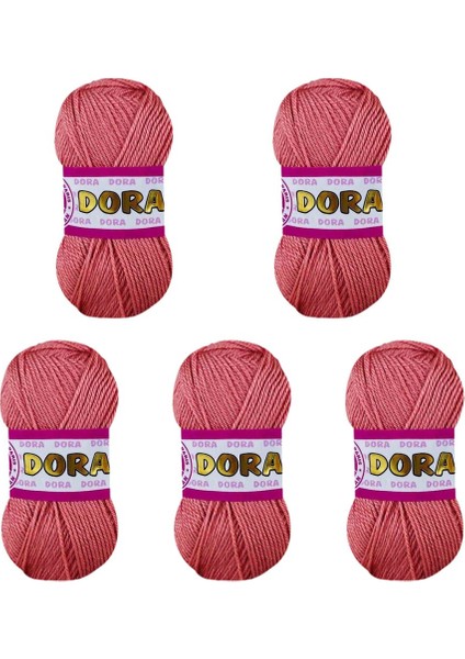 Ören Bayan Dora Örgü İpi - Lale - 5'Li Paket - ( Renk Kodu : 121 ) fiyatları