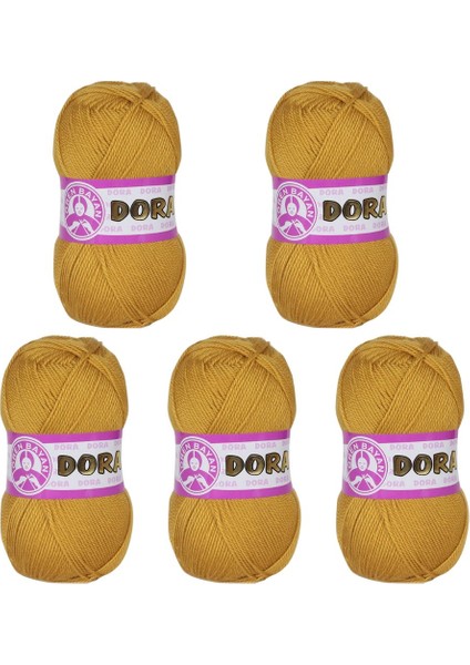 Ören Bayan Dora Örgü İpi - Altın - 5'Li Paket - ( Renk Kodu : 115 ) fiyatları