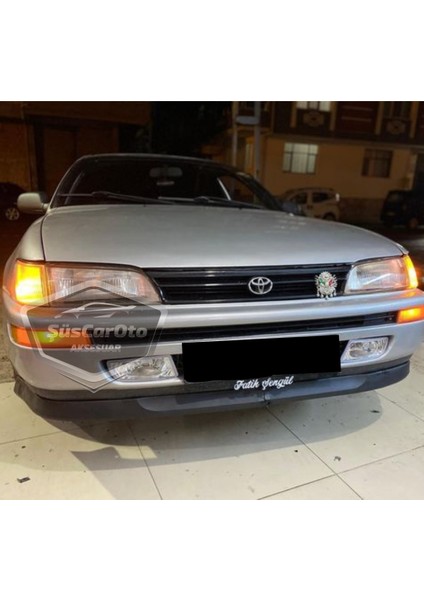 Toyota Corolla AE101 Efsane Kasa 1991-1998 Uyumlu Üniversal Astra H Lip Esnek Ön Lip 2 Parça Tampon Altı Dil Karlık Ön Ek indirimleri
