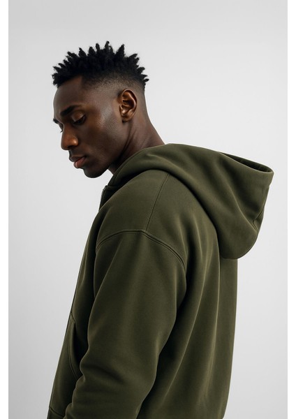 Erkek Fermuarlı Kapüşonlu Cepli Sweatshirt fırsatları