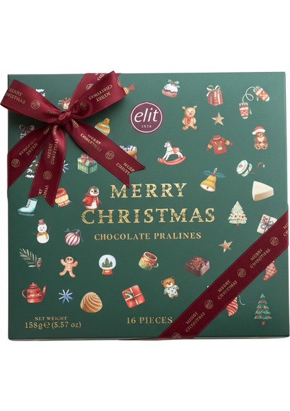 Merry Christmas Yeşil Spesiyal Kutu 158 gr Glutensiz modelleri