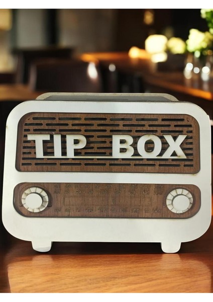 Nostaljik Hoparlör Radyo Görünümlü Ahşap Kumbara Tipbox Tip Box modelleri