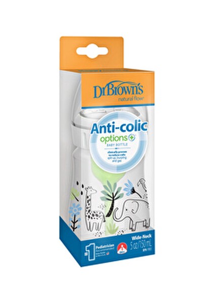 Geniş Ağız Anti-Kolik Biberon 150 ml Polipropilen Malzemeden Üretildi modelleri